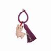 Alpaca Sheep Lamb Wooden Lamb Keyring Multi-Color Tassel Alpaca Bag Charm  Unisex