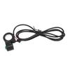 Bike Horn Switch Touch Type ABS Material Black Easy Replaceable Bike Accessories for Electric Bike Scooter