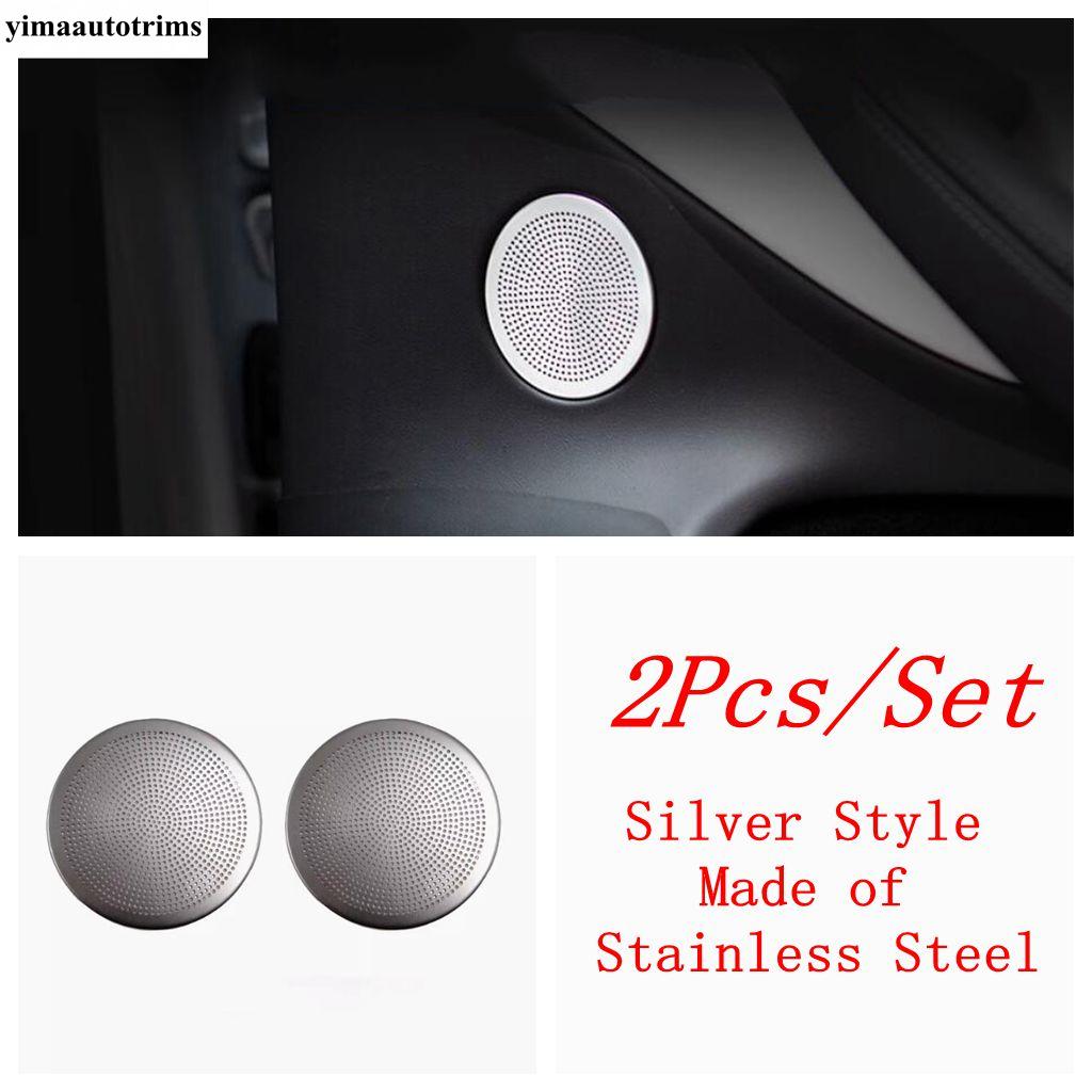 Pillar A Speaker / Front Rear Door Stereo Speaker Audio Loudspeaker Sound Frame Cover Trim Accessories For Tesla Model 3 2024
