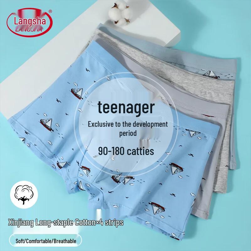

Langsha Men s Mid-Waist Antibacterial Boxer Briefs 2XL