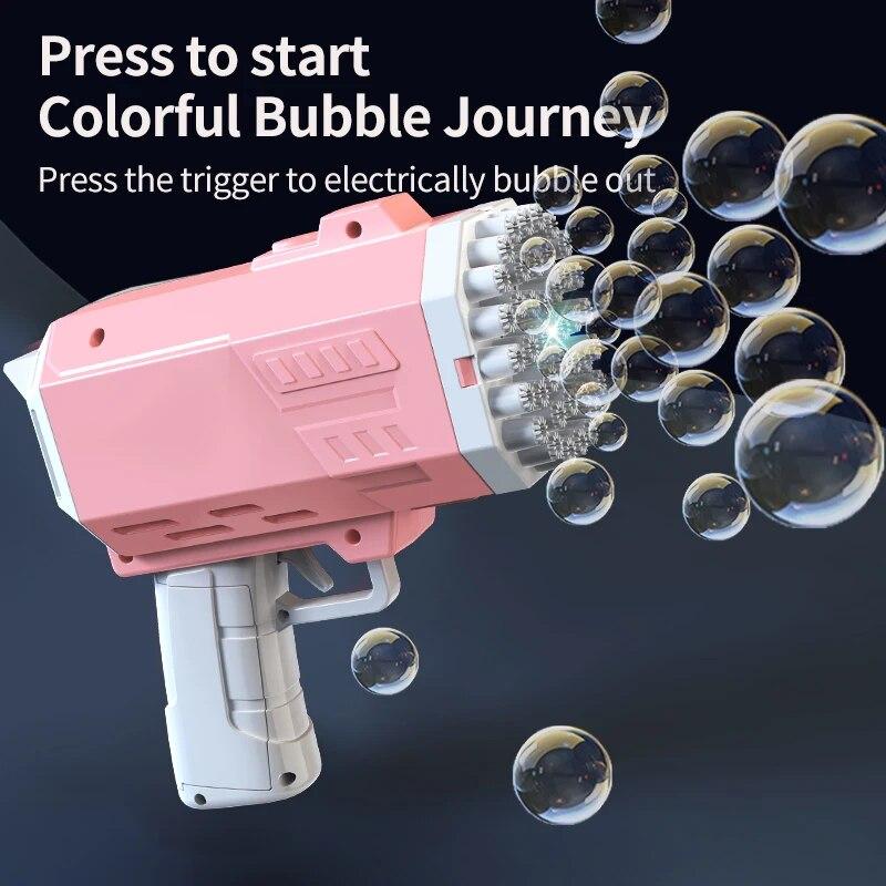 40 Hole Handheld Porous Bubble Gun/wedding Game/bubble Outdoor Toy (without Bubble Water)
