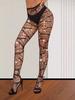 European and American Hot Diamond Halloween Fishing Net Socks Large Size Stockings Sexy Thin Stockings Women's Spider Web Pants Pantyhose