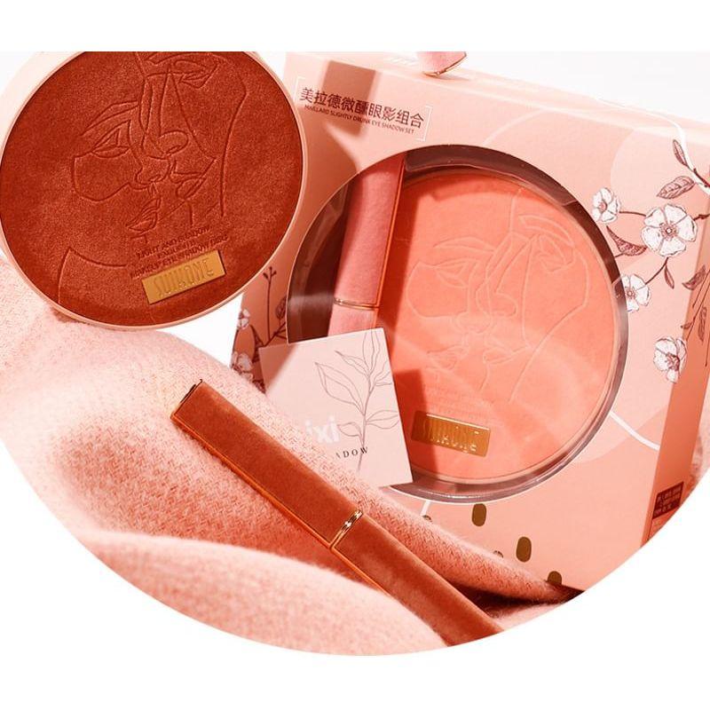 xixi - Maillard Slightly Drunk Eye Shadow Set - 1# Milk Apricot