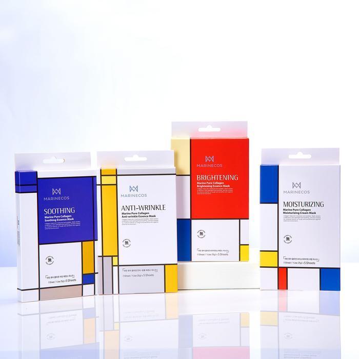 

[QN36XY15_56] Collagen Soothing Essence Mask Pack (4 types, 5 packs) (36899974) Skin tone care FREE