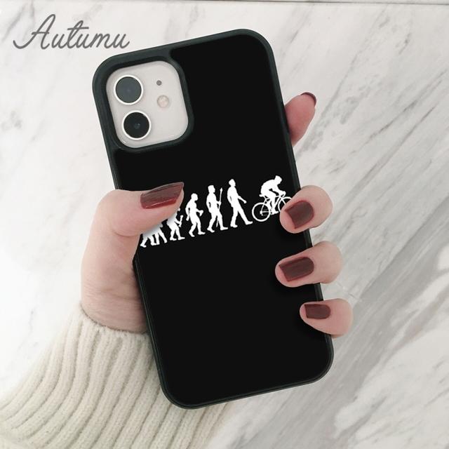 Bike Cycling Art Phone Case for iPhone 11 12 13 14 Pro Max Mini X XR XS SE 2020 5 6S 7 8 Plus Samsung Galaxy S21 S22 Cover Shell
