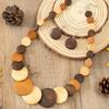 French Bohemian Retro Round Necklace Fashion Jewelry Accessories Creative Niche Necklace
