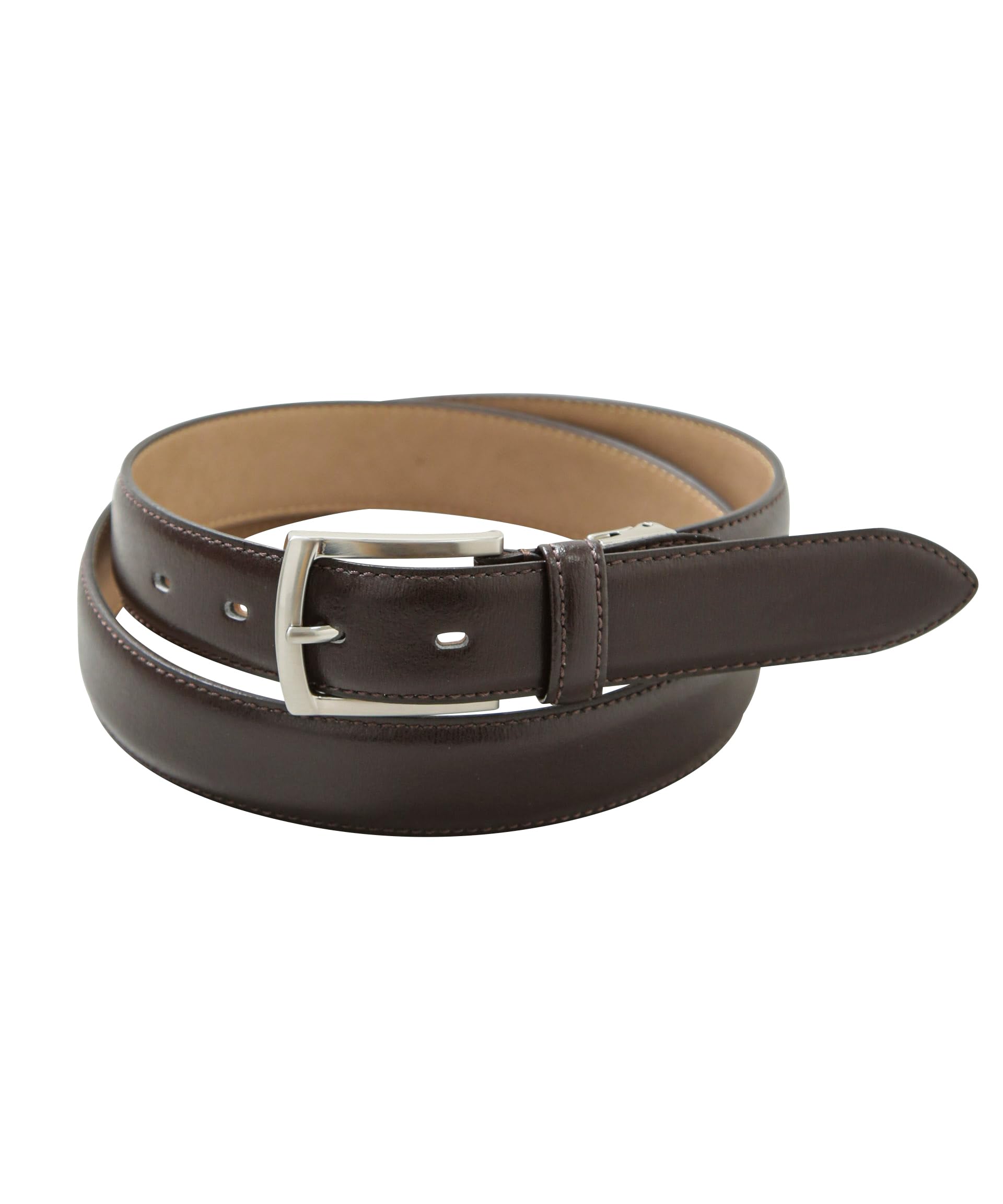 

[Nano Universe] Made in Japan Water-grain Split Leather Belt for Men F 052 Dark Brown 668-5150204