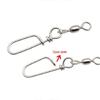 High Strength Rolling Bearing Connector Clip Fishing Accessories Fishing Line Swivels Rig Fishing Barrels Swivels Set