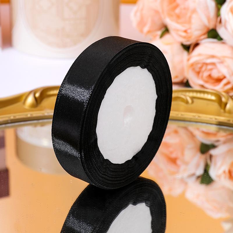 22meters/roll Wide 2cm Satin Ribbon Wedding Holiday Season Party Decor DIY Making Handmade Gift Wrapping Crafting Materials