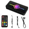 Remote Control PWM Fan Splitter RGB Sync ARGB Controller Portable ARGB Fan Hub  PC Build