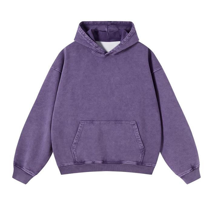 

Тонкая толстовка с капюшоном A50# с эффектом потертости в стиле батик (350 г чистого китайского хлопка и молочного шелка) L