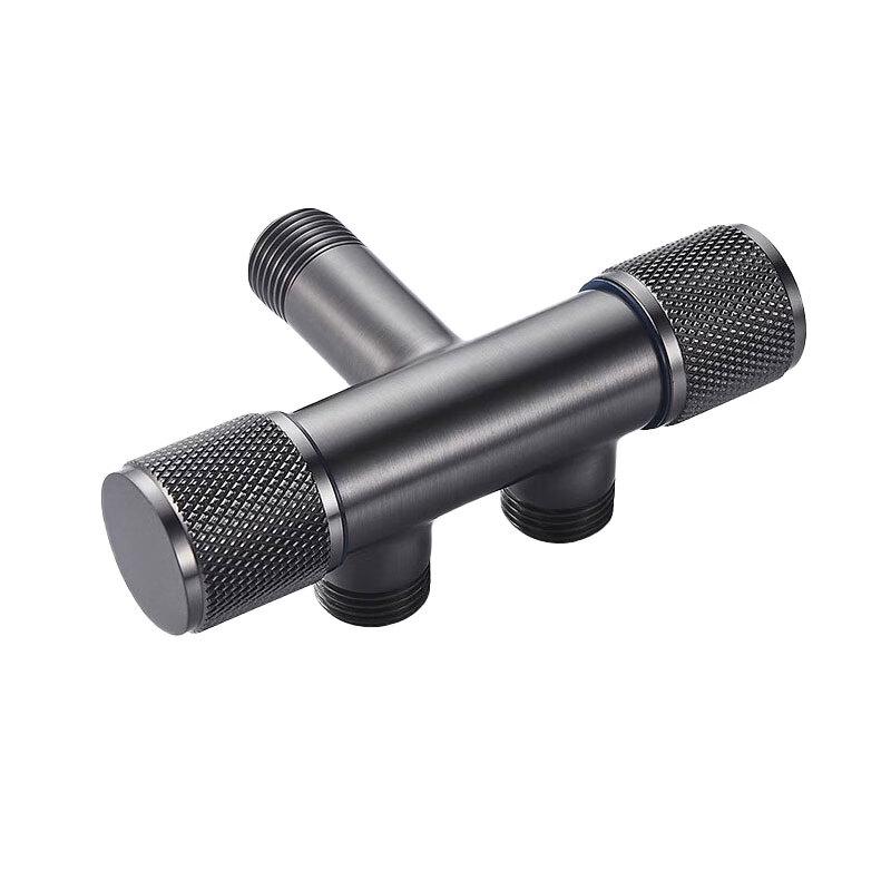 Grafitová vícevýstupová úhlová toaletní baterie