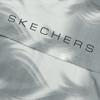 Skechers Full Print Letter Zip Collar Sports Jacket Men Jackets Gray White Black P224M007-03Z3