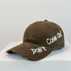 Spring And Summer Niche Hole Side Letter Embroidered Baseball Cap Children Soft Top Show Face Small Cap
