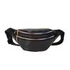 1pc Running Laser Waist Bag Women's Crossbody Chest Bag Reflective Outdoor Beach Bag Trendy Male Personality Cashier Bag Female