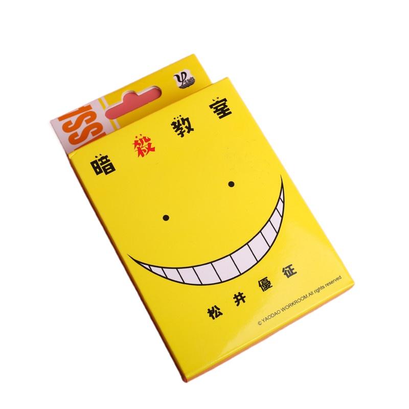 Anime Assassination Classroom Korosensei Poker Cards Cartoon Accessories