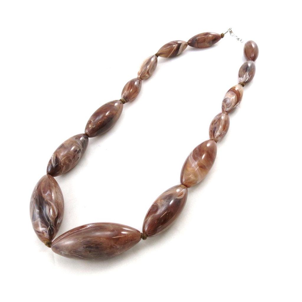 Les Trésors De Lily [D8295] - Sautoir Créateur 'Dattes' Marron