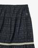 Eiieii Pattern Tiered Skirt [Navy]