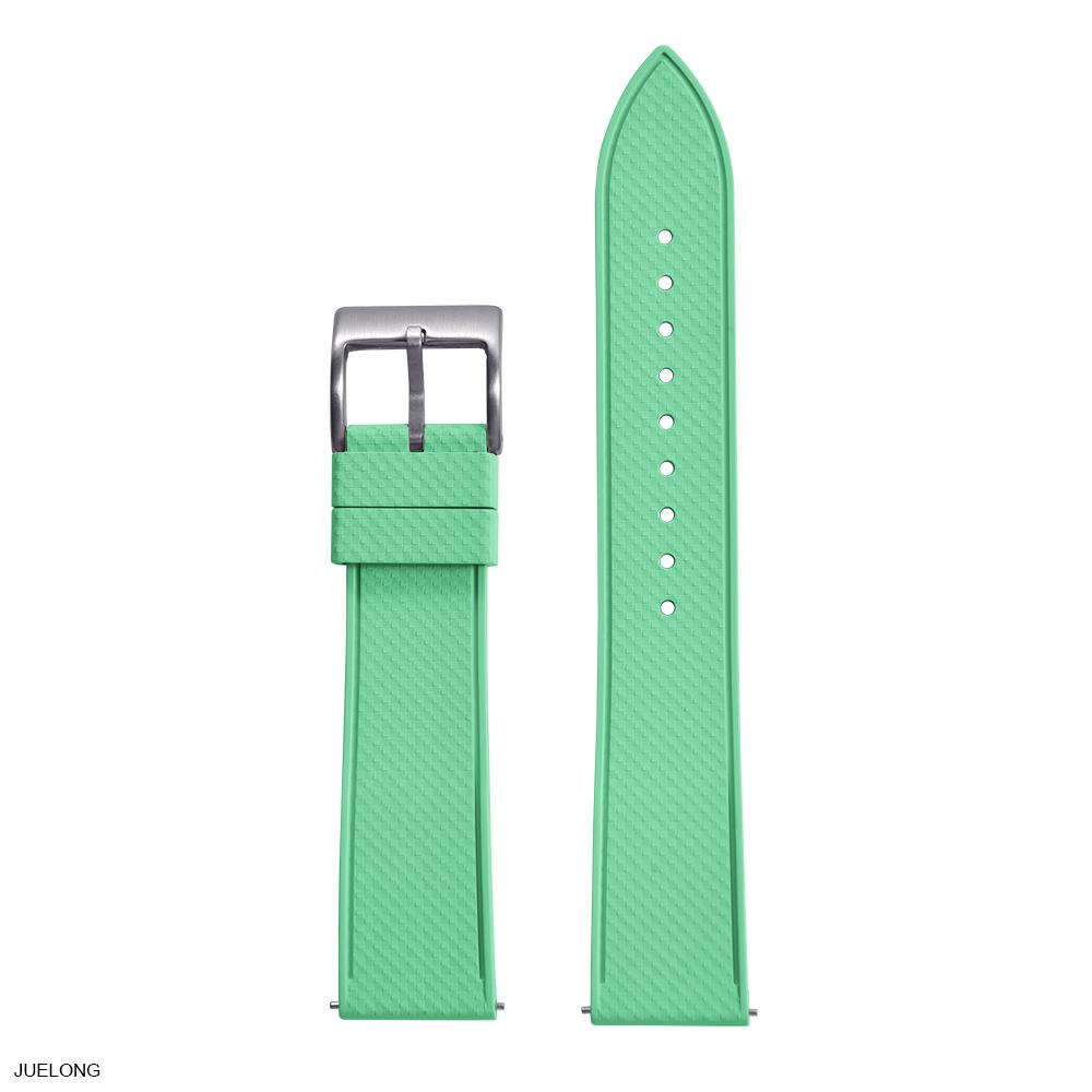 

Premium Mosaic FKM Rubber Dive Watch Band 20mm 22mm Dustproof Waterproof Quick Release For Men s Women Diving Watches 22mm