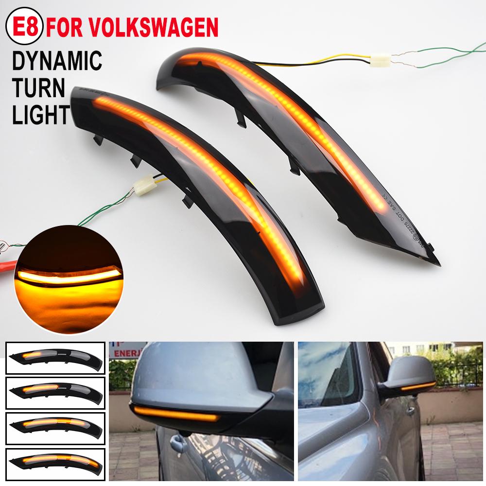 Für VW Volkswagen Touareg I MK1 7L Facelift 2007 2008 2009 2010 Auto LED Dynamischer Blinker Seitenblinker Spiegelblinker