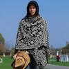 Men's Knitted Open Front Shawl Wraps Soft Vintage Poncho Cape Casual Oversized Shawls Cardigan Wraps Hooded Blanket Lightweight Shawl Scarf for Men