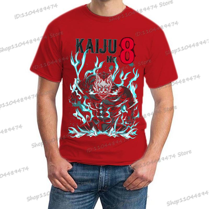 Kaiju No 8 Tričko Pánské Kafka Hibino Tričko Dámské Vtipné Manga Kaiju No 8 Dárek Streetwear Grafické Tričko Japonské Anime Tričko