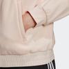 Adidas Womens Favorite Track Top Color Block Minimalist Long Sleeve Sports Jacket Women Jacket Pink GH6843
