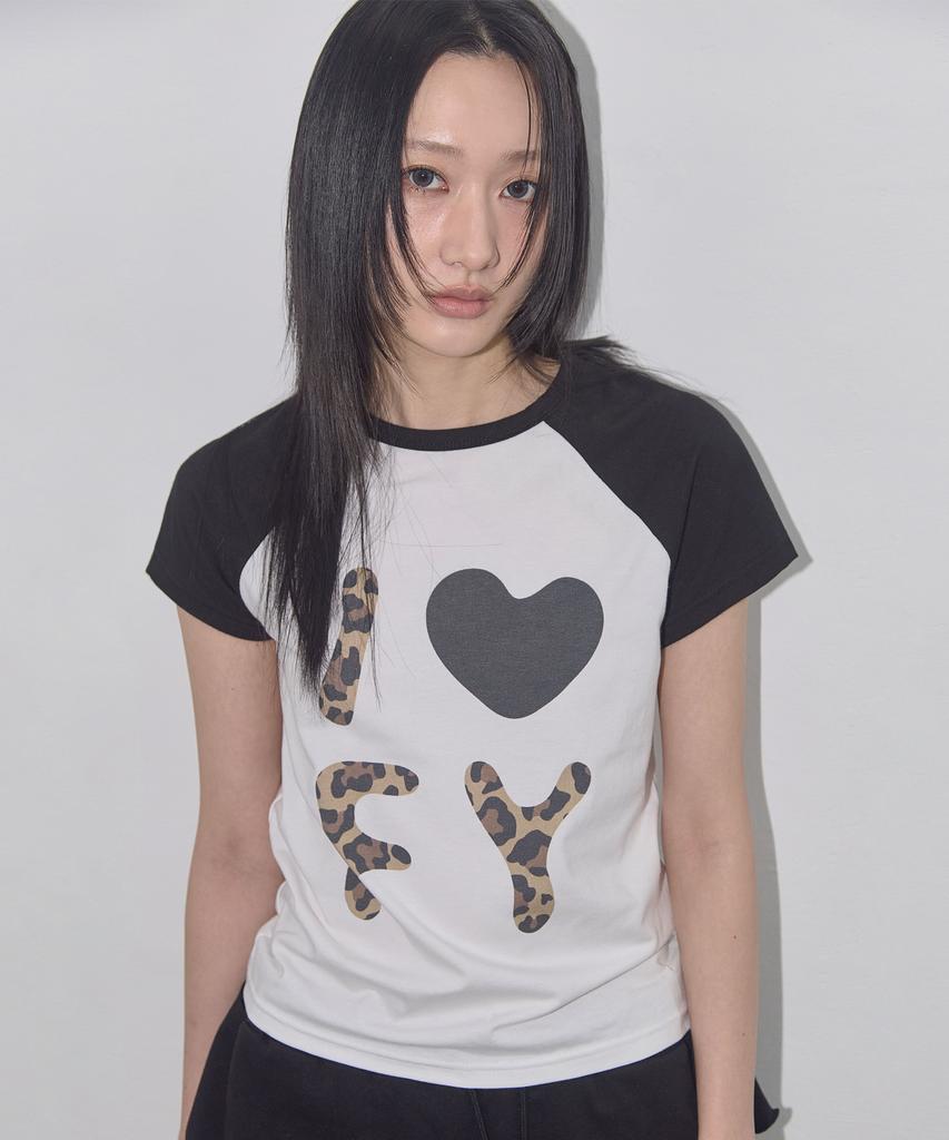 FANCY CLUB I Love Fy Tee (White) F25Qb102
