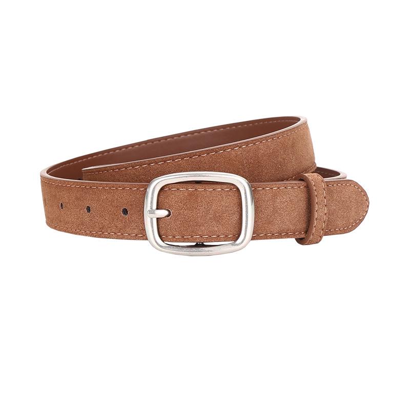 Women's Versatile Genuine Leather Belt - European & American Style for Summer Skirts