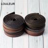 1m 12x6mm Braided  Leather Rope Punk Braided Leather Cord  Flat Braided Cord Rope Accessories Jewelry Findings Handmade Gift