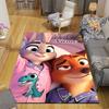 Custom 1Pc Fox Hare Adventure Rug Office Carpet Indoor Outdoor Entrance Doormat Nonslip Soft And Comfortable Living Room D916367