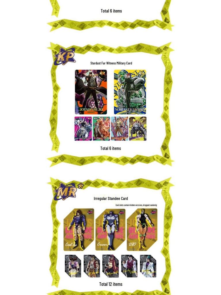 Jojo's Bizarre Adventure: Stardust Crusaders Series 1 V10 Collectible Card Official Merchandise