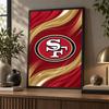 San Francisco 49ers Diamond Painting Kit 5D Full Drill DIY Diamond Mosaic Wall Art Home Decor