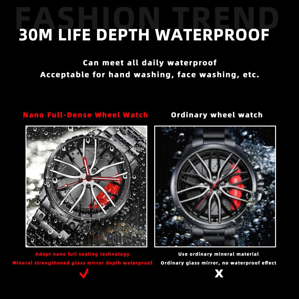 Casual Men's Watch Stainless Steel Watch Fashion Business Men's Watch Sports Watch Personality Watch Quartz Watch