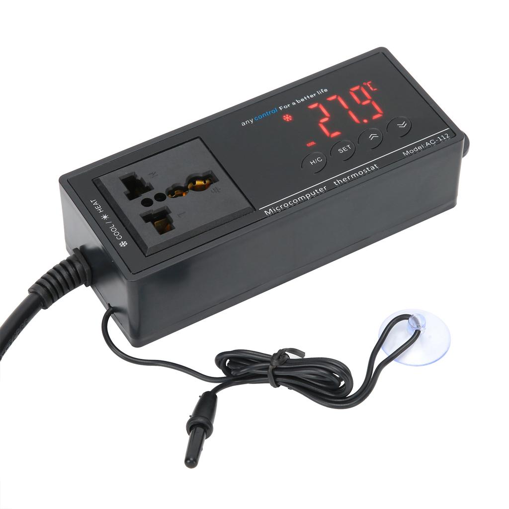 Digital Temperature Controller Thermostat for Reptile Incubator Greenhouse Aquarium