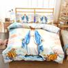 Jesus Virgin Mary Theme Kids Bedding Set Polyester Duvet Cover With Pillowcase For Children Room Decor