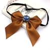 Korean Style Satin Bow Tie Collar Accessory for Hotel Staff