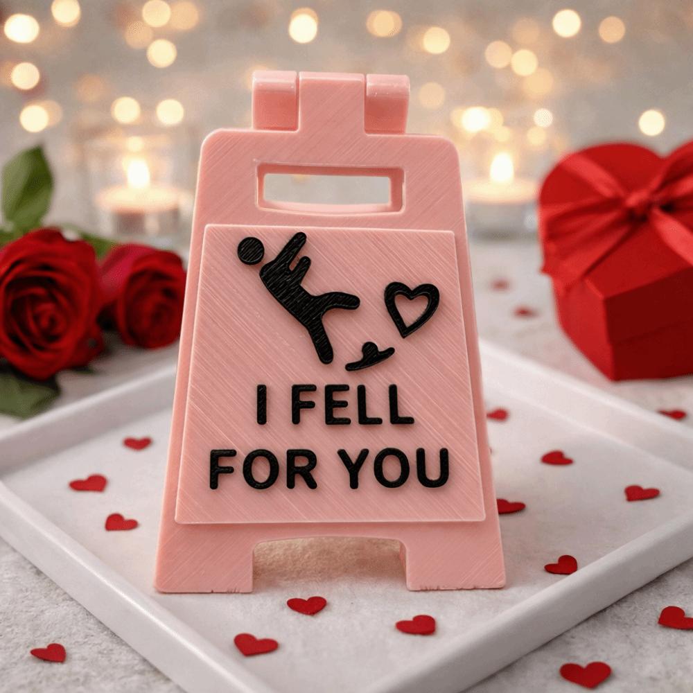 Interesting Design Falling In Love Signboard Mini Size Love Letter Romantic Sign  Spouse Gift
