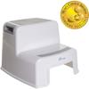 Dreambaby Step Stool - 2 Steps - Non-Slip - Grey/White