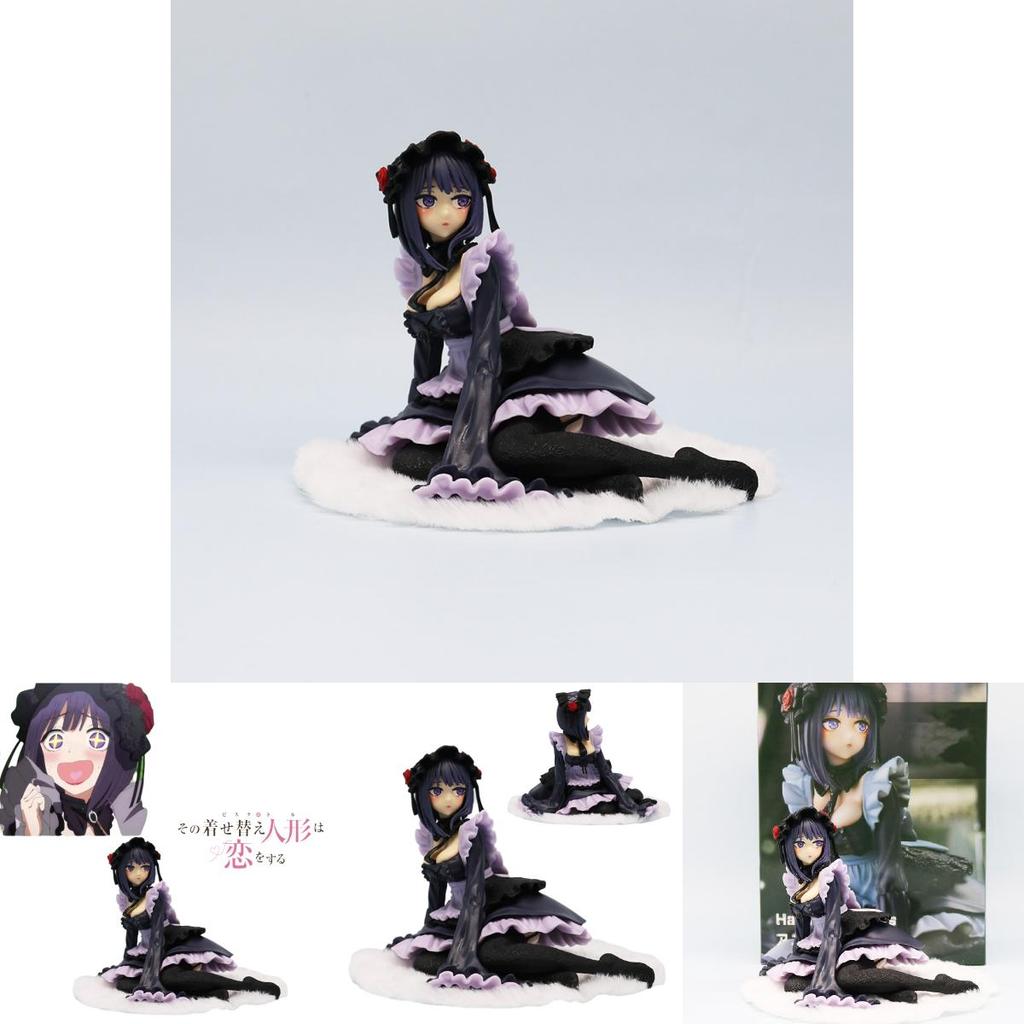 Collectible Anime Figure Handicraft Model Statue Pvc Material Black River Droplet