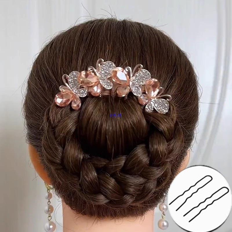 

Модная гребень для волос и заколка со стразами