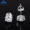 Pass Diamond Tester 925 Sterling Silver VVS Moissanite Earrings Stud Back Earrings for Men Women
