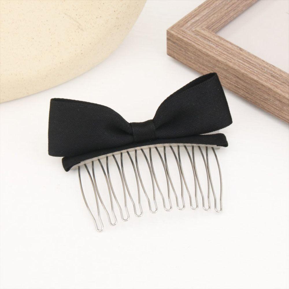 Bang Comb Sweet Hair Pin Styling Tools Broken Hairpin Retro Bowknot Hair Clip