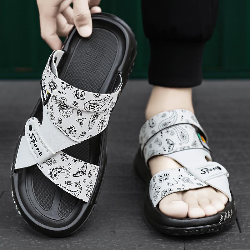 Men's Summer High-quality Non-slip Sandals for Outdoor Beach Lightweight Casual Dual-use Anti-odor Sandals