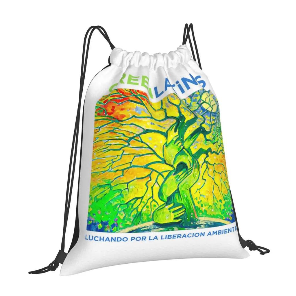Serie Arte-Sana : Hijos Del Sol Hot Sale Backpack Fashion Bags Greenlatinos Tree Arbol Comunidad Community Environment Ambiente