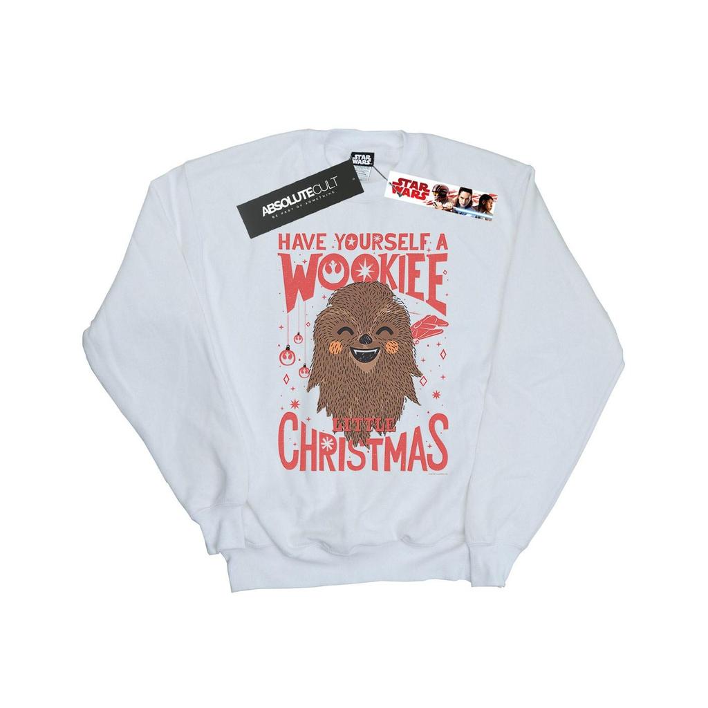 STAR WARS Mädchen Wookiee Kleines Weihnachtssweatshirt