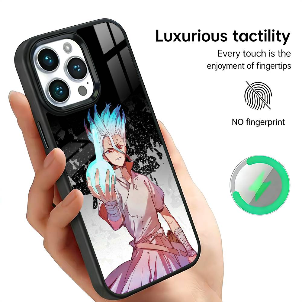 Dr S-STONE Phone Case For iPhone17,16,15,14,13,12,11 Plus,Pro Max, New Magnetic Wireless Charging