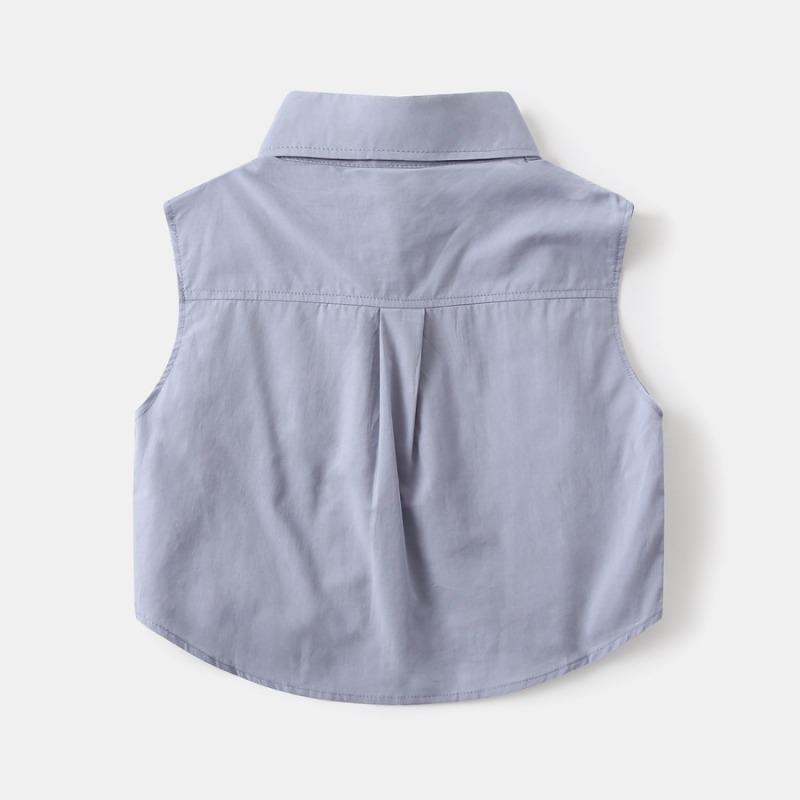 Baby Boy Sleeveless Shirt Summer Thin Korean Style Cool Vest for Toddler Kids Boys Casual Tops T Shirt