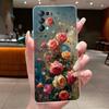 For OPPO Reno 5 Case OPPO Reno5 Pro Phone Case Find X3 Lite Flower Butterfly Capa Coque For Reno5 K Soft Silicone TPU Back Cover