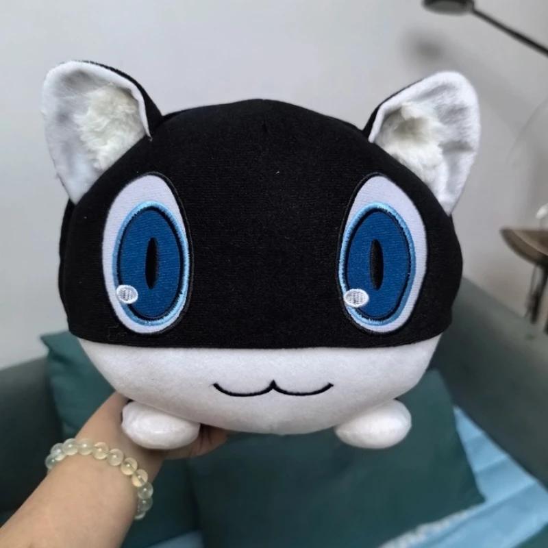 40Cm Anime P5 Morgana Plush Doll Game Black Cat Mona Cosplay Toy Stuffed Pillow For Gift